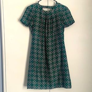 100% Silk J. Crew Open Back Dress 0